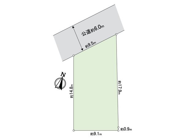 松戸市牧の原1丁目 土地 区画図 松戸市牧の原1丁目 土地 区画図