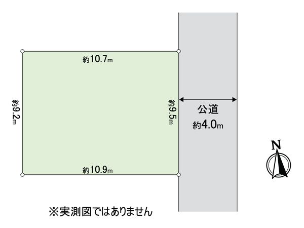 松戸市稔台3丁目 土地 区画図 松戸市稔台3丁目 土地 区画図