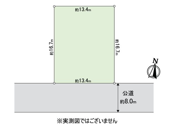 松戸市牧の原1丁目 土地 区画図 松戸市牧の原1丁目 土地 区画図