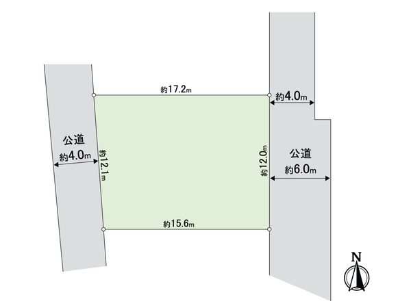 松戸市河原塚 土地 区画図 松戸市河原塚 土地 区画図