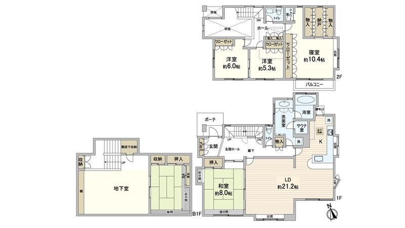 松戸市小金原9丁目 戸建 間取図(平面図)