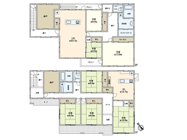松戸市秋山1丁目 戸建 間取図(平面図) 松戸市秋山1丁目 戸建 間取図(平面図)