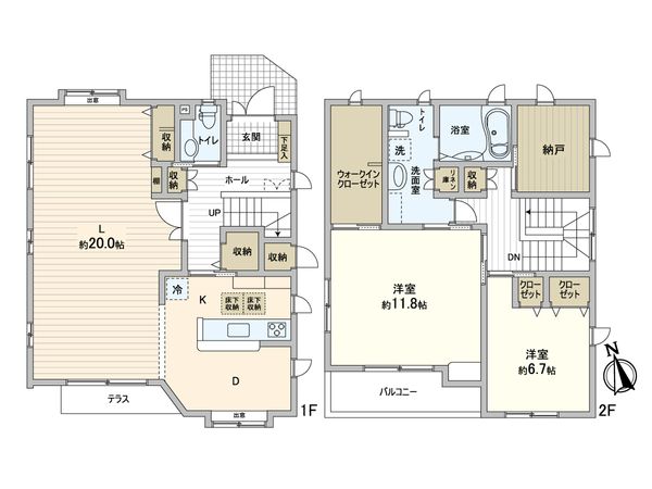 松戸市三矢小台3丁目 戸建 間取図(平面図) 松戸市三矢小台3丁目 戸建 間取図(平面図)