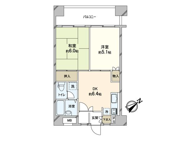 中銀松戸マンシオン 間取図(平面図) 中銀松戸マンシオン 間取図(平面図)