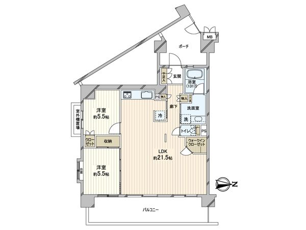 サンクレイドル松戸弐番館 間取図(平面図) サンクレイドル松戸弐番館 間取図(平面図)