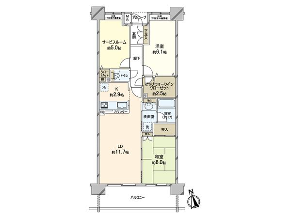 クレストフォルム松戸ウッドスクエア 間取図(平面図) クレストフォルム松戸ウッドスクエア 間取図(平面図)