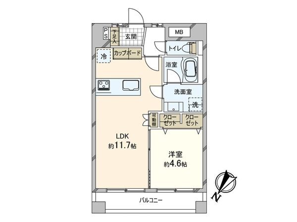 中銀松戸マンシオン 間取図(平面図) 中銀松戸マンシオン 間取図(平面図)