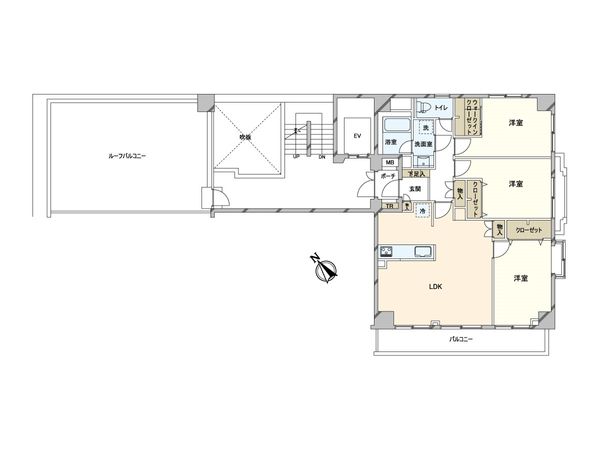 松戸東光マンション 間取図(平面図) 松戸東光マンション 間取図(平面図)