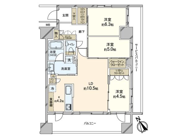 間取図(平面図)