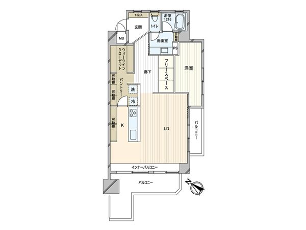 中銀松戸マンシオン 間取図(平面図) 間取図(平面図)