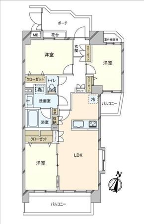 レクセルマンション新八柱 間取図(平面図) レクセルマンション新八柱 間取図(平面図)