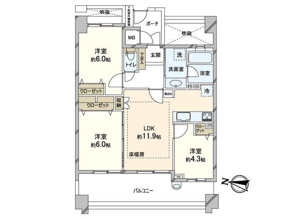 間取図(平面図)