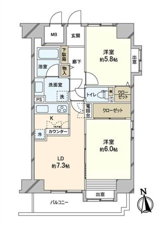間取図(平面図)