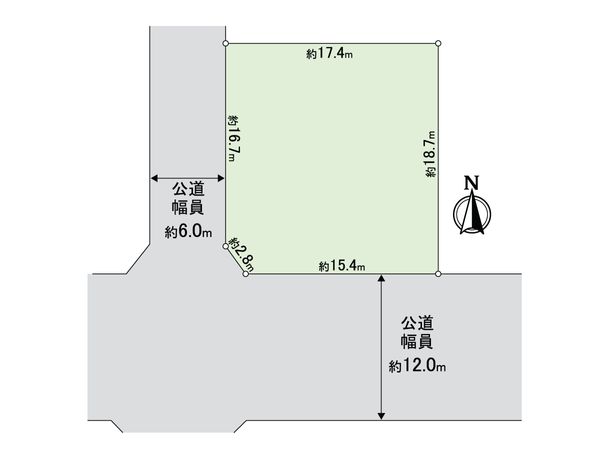 流山市平和台5丁目 土地 区画図