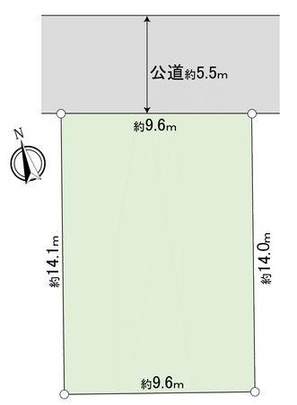 松戸市西馬橋2丁目 土地 区画図 松戸市西馬橋2丁目 土地 区画図