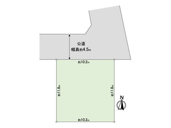 流山市前ケ崎 土地 区画図 流山市前ケ崎 土地 区画図