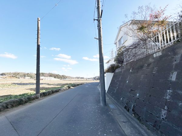 松戸市幸田3丁目 土地 前面道路含む外観 前面道路含む外観