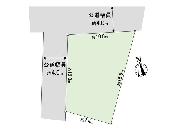 松戸市小金清志町1丁目 土地 区画図 区画図