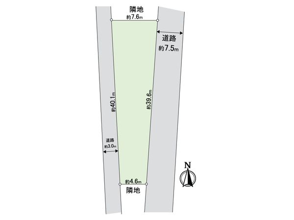 三郷市新和4丁目 土地 区画図 三郷市新和4丁目 土地 区画図