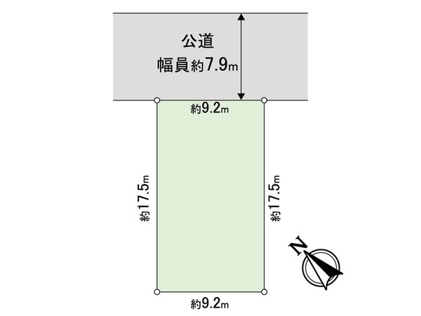 松戸市八ケ崎1丁目 土地 区画図 松戸市八ケ崎1丁目 土地 区画図