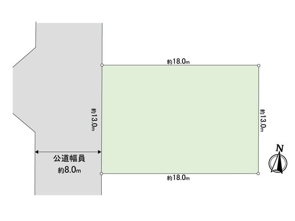 松戸市小金原5丁目 土地 区画図 松戸市小金原5丁目 土地 区画図