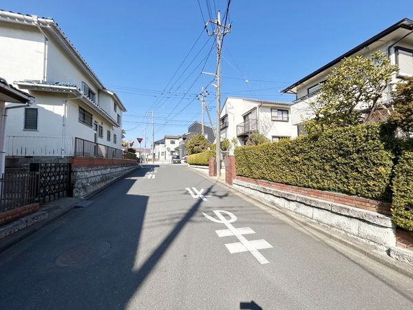 流山市大字東深井 新築戸建 前面道路含む外観