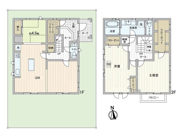 三郷市谷中 戸建 間取図(平面図) 三郷市谷中 戸建 間取図(平面図)