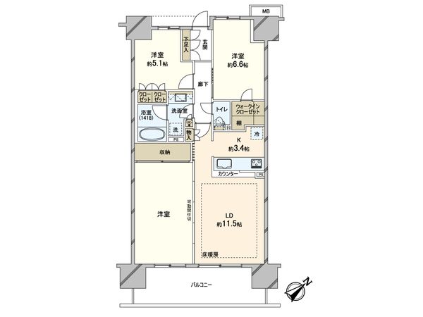 間取図(平面図)