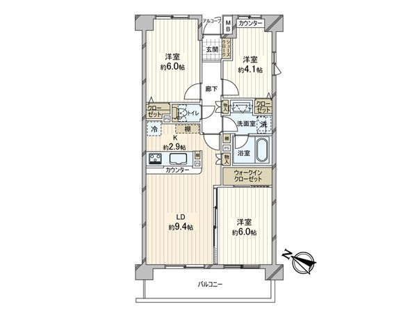 藤和シティホームズ新松戸 間取図(平面図) 藤和シティホームズ新松戸 間取図(平面図)