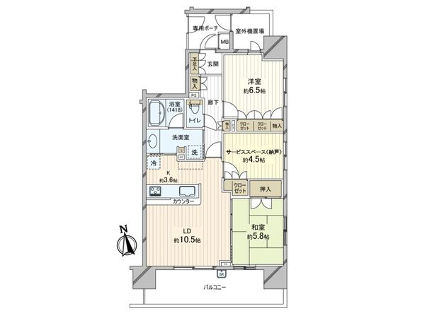 パインズマンション新松戸駅前 間取図(平面図) パインズマンション新松戸駅前 間取図(平面図)