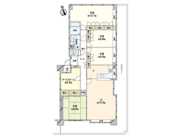 東急ドエル・ステージ21センターコート 四番館 間取図(平面図) 東急ドエル・ステージ21センターコート 四番館 間取図(平面図)