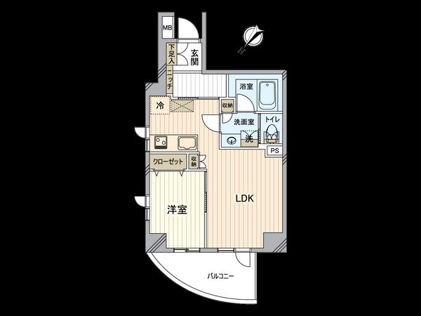 ピアース東京インプレイス 間取図(平面図) ピアース東京インプレイス 間取図(平面図)