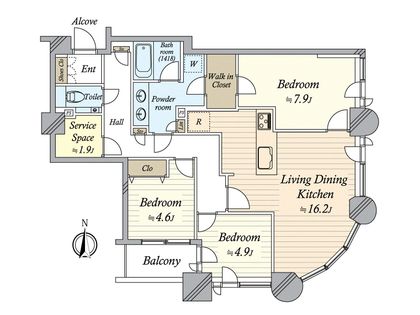 間取図(平面図)