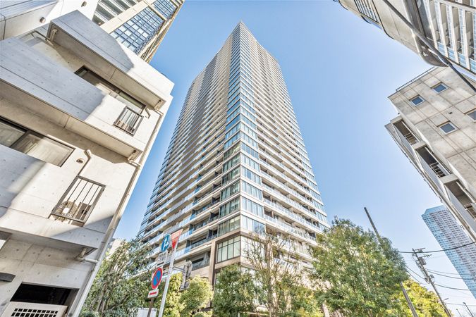 パークシティ中央湊 ザタワー 外観