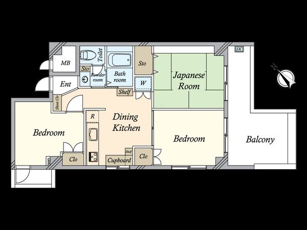 間取図(平面図)