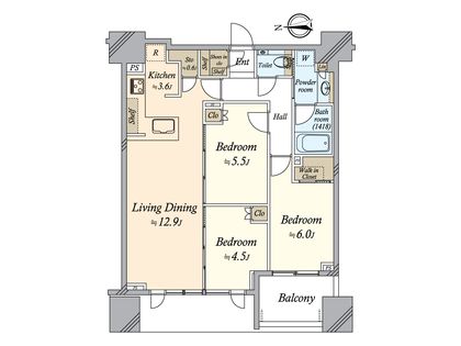 間取図(平面図)