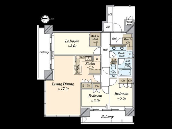 間取図(平面図)