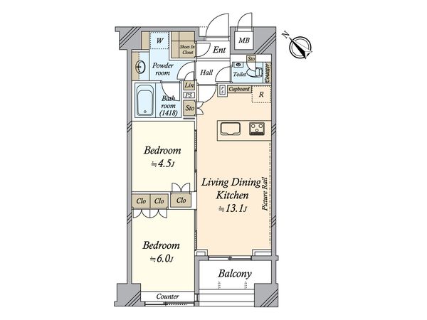 間取図(平面図)