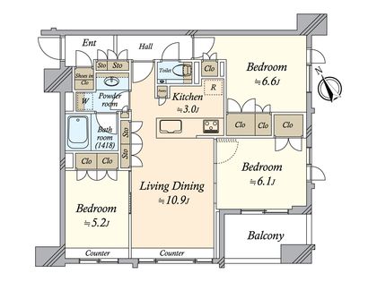 間取図(平面図)
