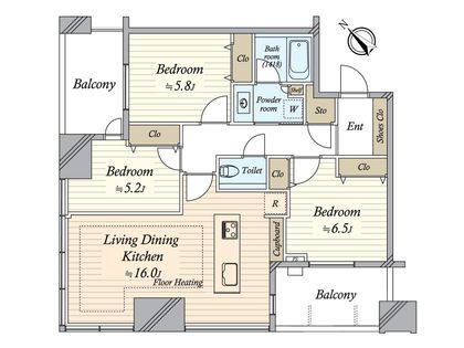 間取図(平面図)