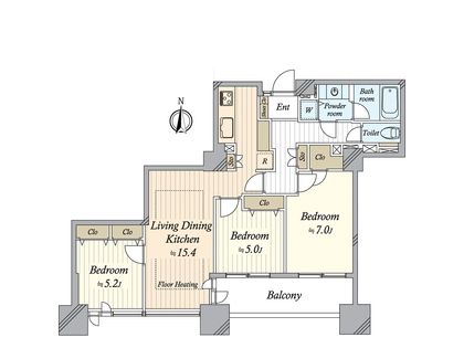 間取図(平面図)