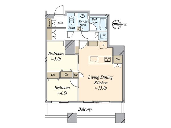スカイライトタワー 間取図(平面図)