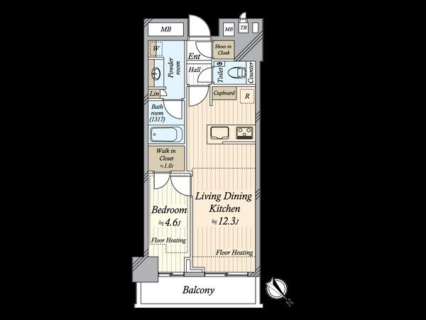 MID TOWER GRAND 間取図(平面図)
