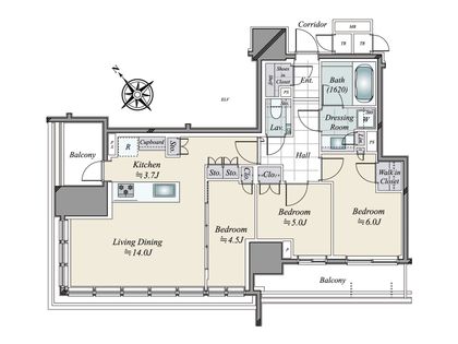 間取図(平面図)