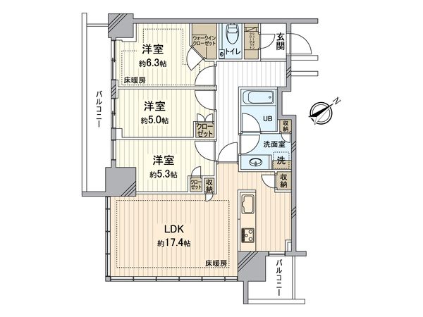 MID TOWER GRAND 間取図(平面図)