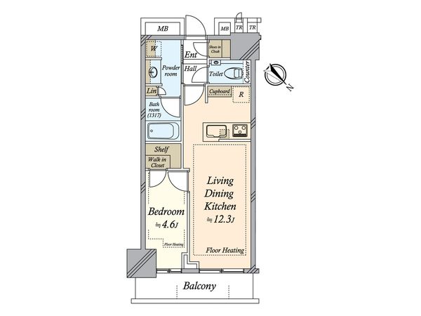 MID TOWER GRAND 間取図(平面図) MID TOWER GRAND 間取図(平面図)