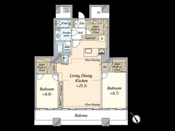 晴海アイランドトリトンスクエアビュータワー 1号棟 間取図(平面図) 晴海アイランドトリトンスクエアビュータワー 1号棟 間取図(平面図)
