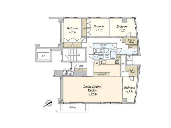 第2高輪ハウス 間取図(平面図) 第2高輪ハウス 間取図(平面図)