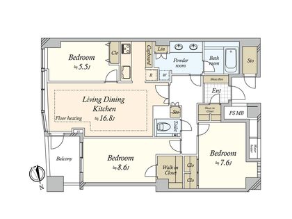 間取図(平面図)