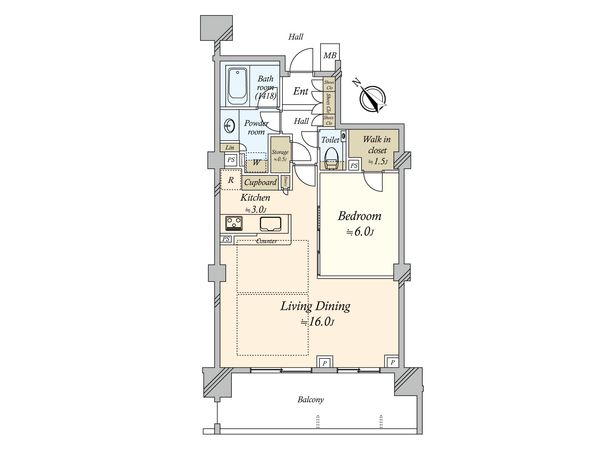 パークホームズ品川 ザ レジデンス 間取図(平面図)